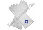 Masonic Regalia Hands Embroidery Gloves